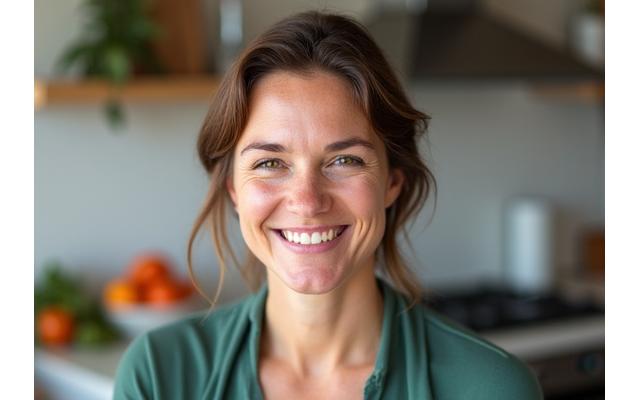 Elara Vance, a certified nutritionist, smiling in a professional setting